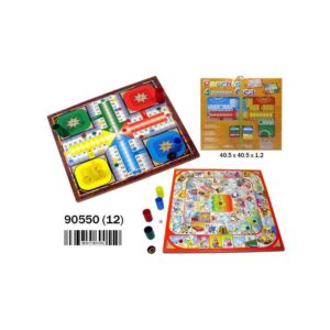 Tablero Grande Parchis Y Oca con Accesorios