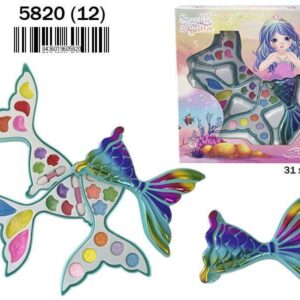 Caja Maquillaje Sirenita 3Pisos