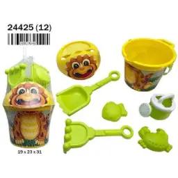 Set Conjunto Cubo Playa Dinosaurio c/ Accesorios