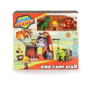 Set Juego Action Heroes Dino Camp Atax