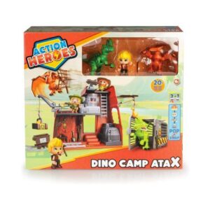 Set Juego Action Heroes Dino Camp Atax