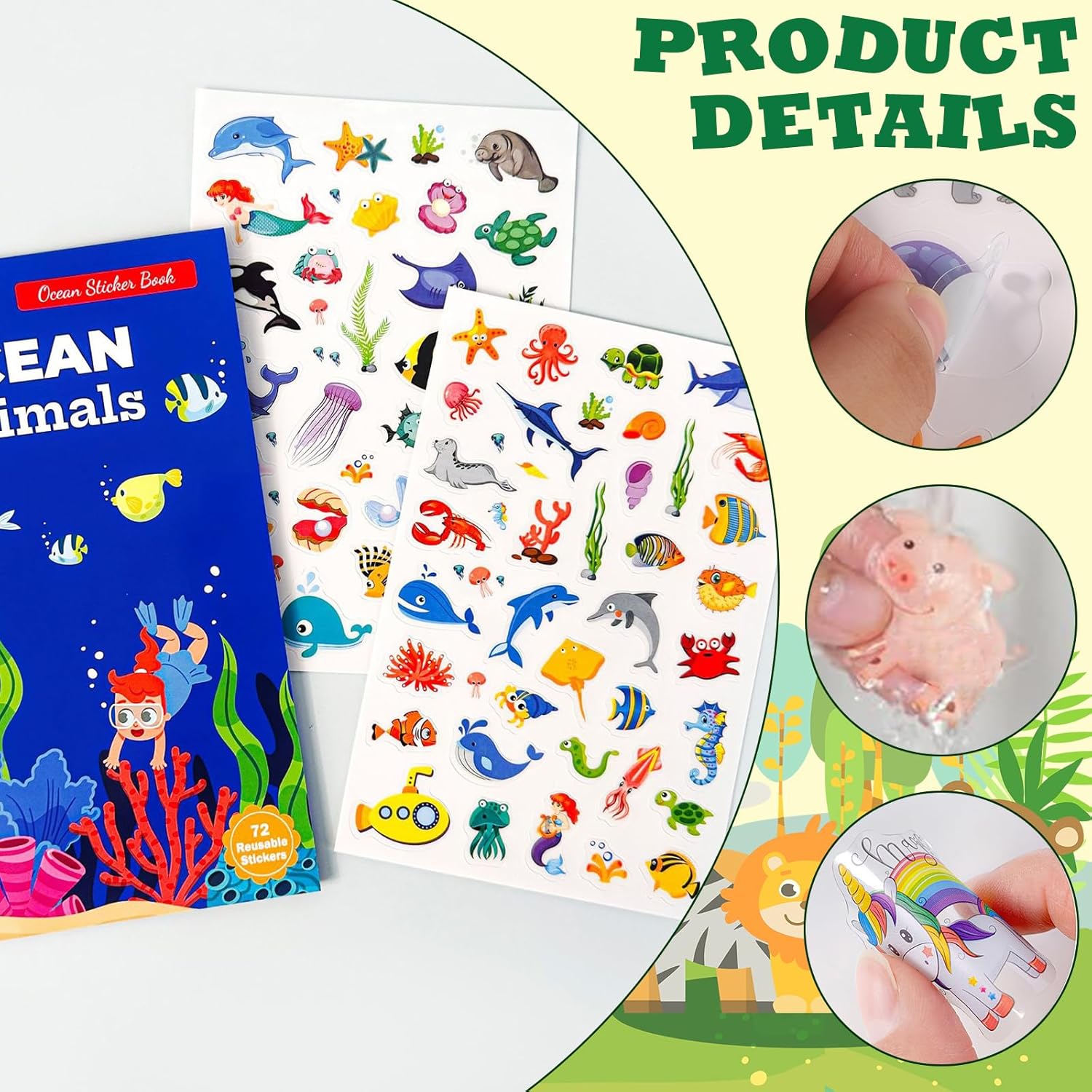 Ylvi libro con pegatinas en relieve - Imagen 2