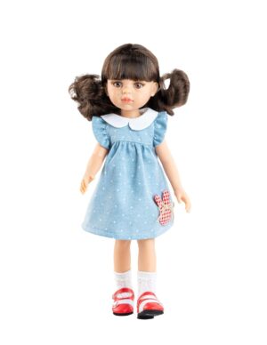 Muñeca Carol Vestido Azul 32 cm