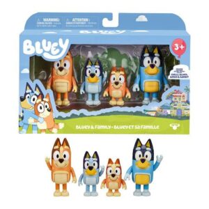 Bluey Pack 4 Figuras Varios Modelos