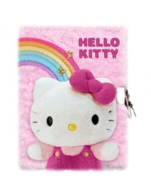 Diario peluche Hello Kitty con Candado
