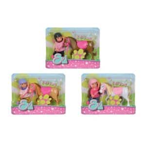 Evi Love- Evi con pony 3 surtidos. PRECIO UNIDAD.