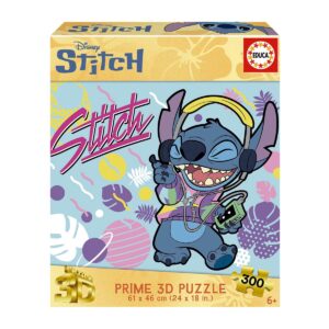 Puzzle 3D Lenticular 300 Stitch Disney Educa