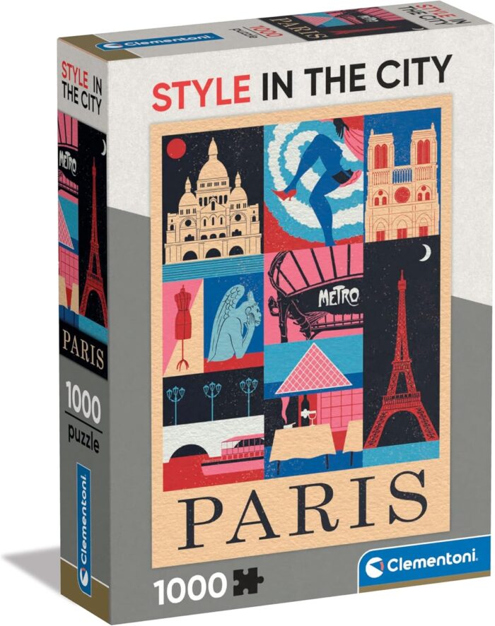 Puzzle 1000 Pzs Style In The City Paris Compact - Imagen 1