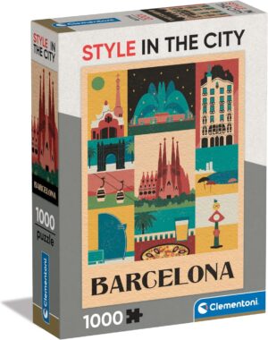 Puzzle 1000 Pzs Style In The City Barcelona Com