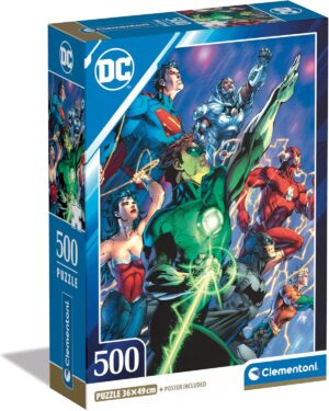 Puzzle 500 Pzs Hqc Dc Comics Compact Box