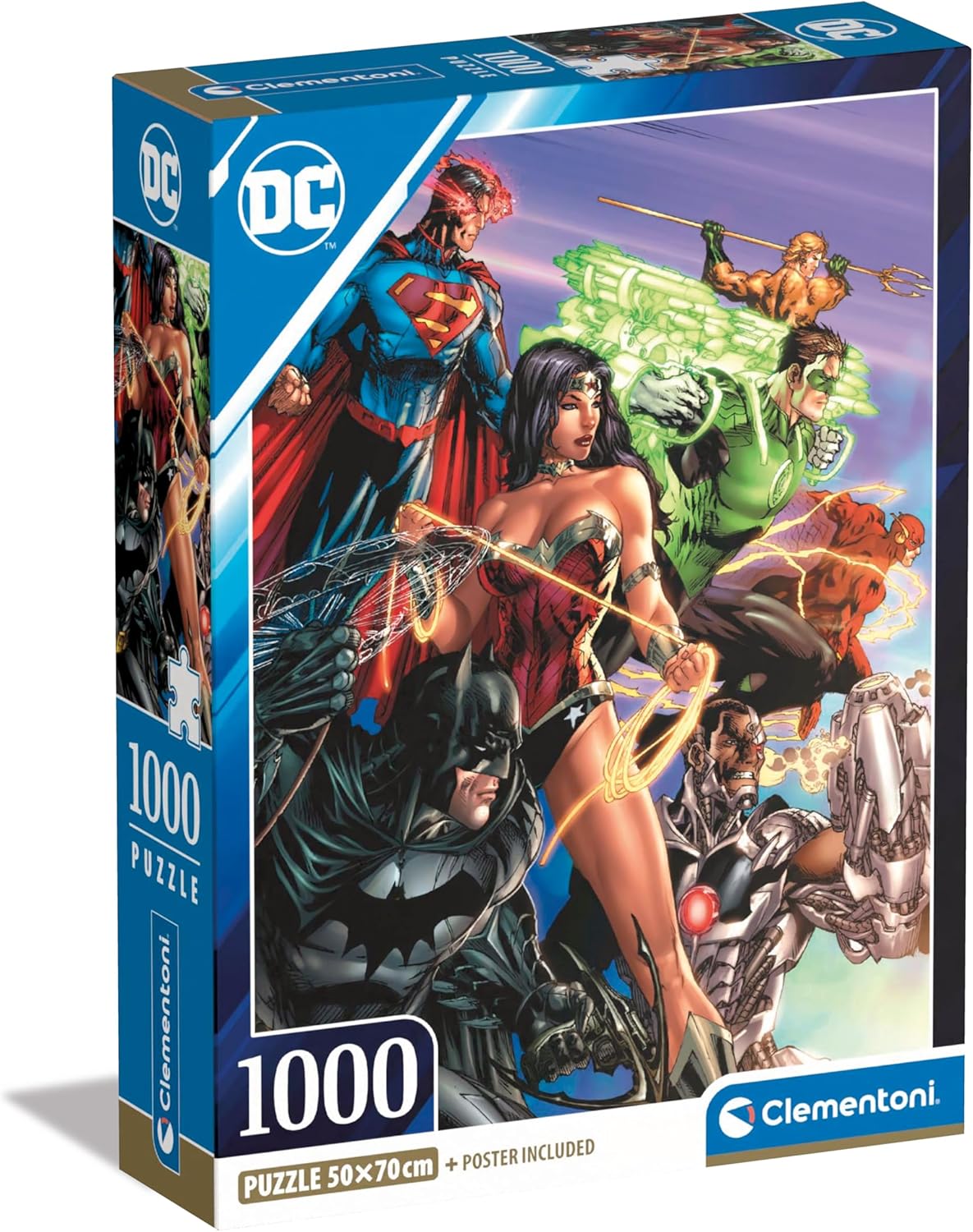 Puzzle 1000 Pzs Dc Comics -Compact Box-