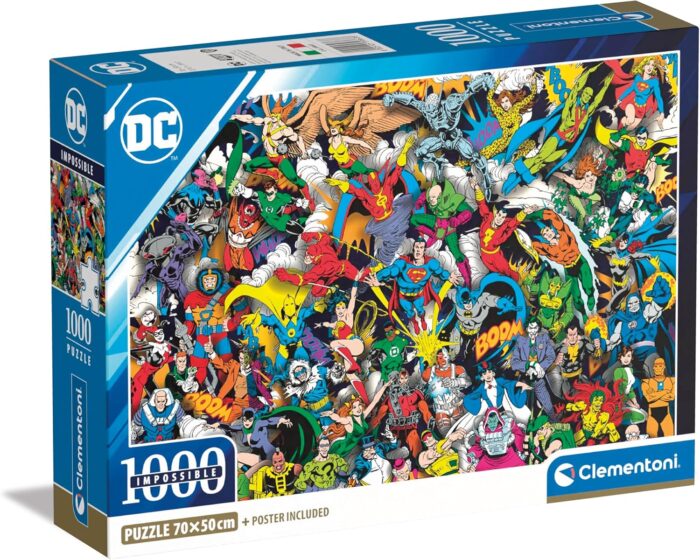 Puzzle 1000 Pzs Impossible Dc Comics - Compact - Imagen 1