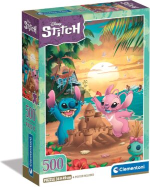 Puzzle 500 Pzs Disney Stitch Compact Box