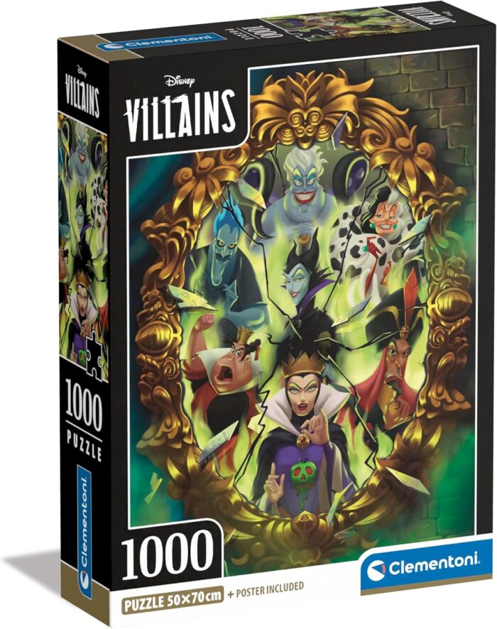 Puzzle 1000 Pzs Hqc Villains - Compact - - Imagen 1