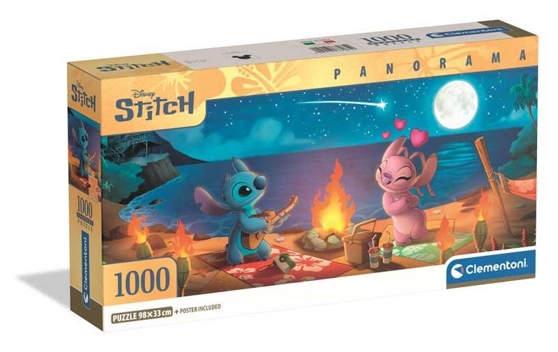 Puzzle 1000 Pzs Panorama Disney Stitch