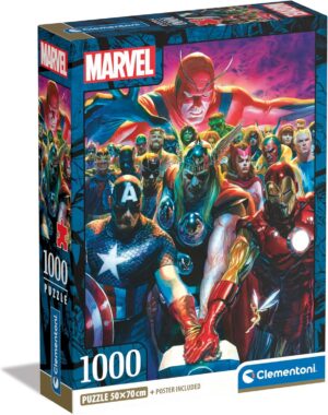 Puzzle 1000 Pzs Marvel Avengers - Compact
