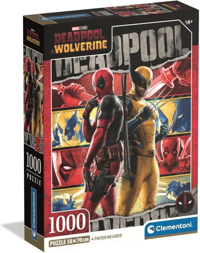 Puzzle 1000 Pzs Marvel Deadpool    =Compact Box - Imagen 1