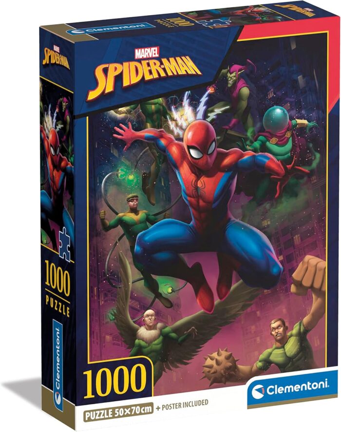 Puzzle 1000 Pzs Hqc Ill.Mc Spiderman Compact - Imagen 1