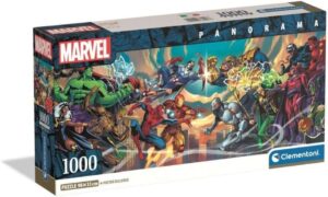 Puzzle 1000 Pzs Panorama Marvel Heroes Vs Villa