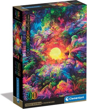 Puzzle 500 Pzs Hqc Colorboom Psychedelic Jungle
