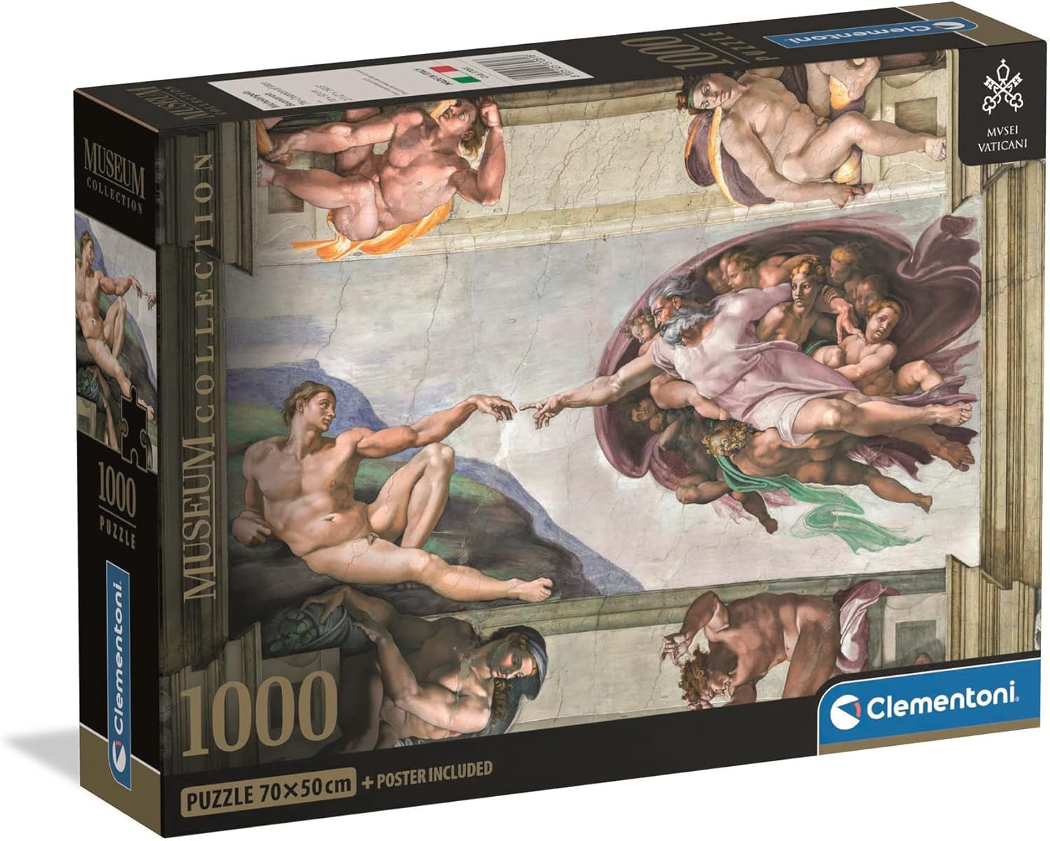 Puzzle 1000 Pzs Compact Musei Vaticani - Creation Of Adam