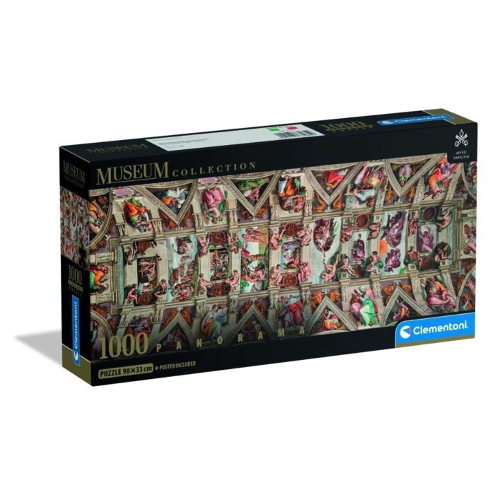 Puzzle 1000 Pzs Panorama Compact Musei Vaticani - Sistine Chapel - Imagen 1