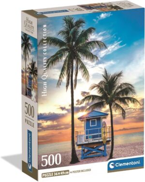 Puzzle 500 Pzs Hqc Miami Beach Florida 2025-Com