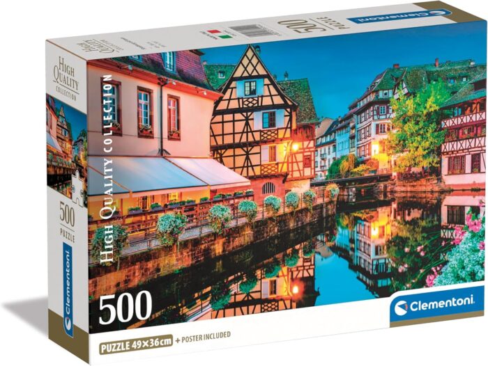 Puzzle 500 Pzs Hqc Strasbourg Old Town Compact - Imagen 1