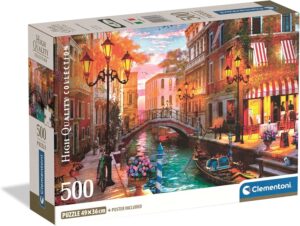 Puzzle 500 Pzs Hqc Sunset Over Venice Compact B