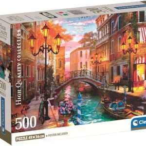 Puzzle 500 Pzs Hqc Sunset Over Venice Compact B
