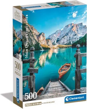 Puzzle 500 Pzs Hqc Braies Lake Compact