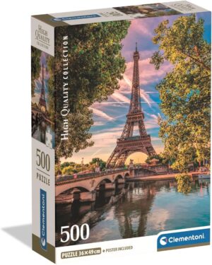 Puzzle 500 Pzs Hqc Along The Seine Compact Box