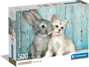 Puzzle 500 Pzs Hqc Cat&Bunny Compact