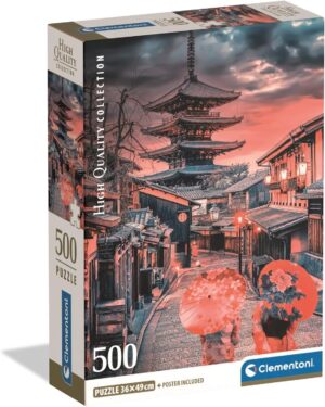 Puzzle 500 Pzs Hqc Evening In Kyoto Compact Box