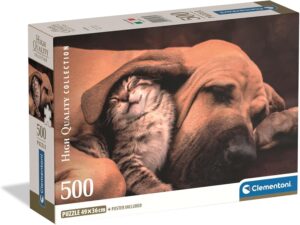 Puzzle 500 Pzs Hqc Cuddles  Compact Box