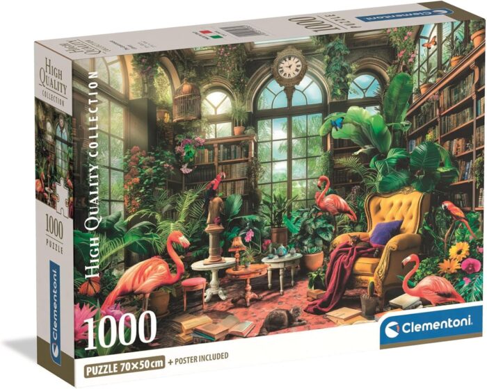 Puzzle 1000 Pzs Hqc The Greenhouse Library 2025 - Imagen 1