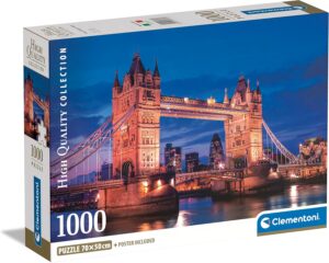 Puzzle 1000 Pzs Tower Bridge At Night Compact