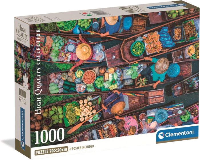 Puzzle 1000 Pzs Hqc Thai Floating Market 2025-C - Imagen 1