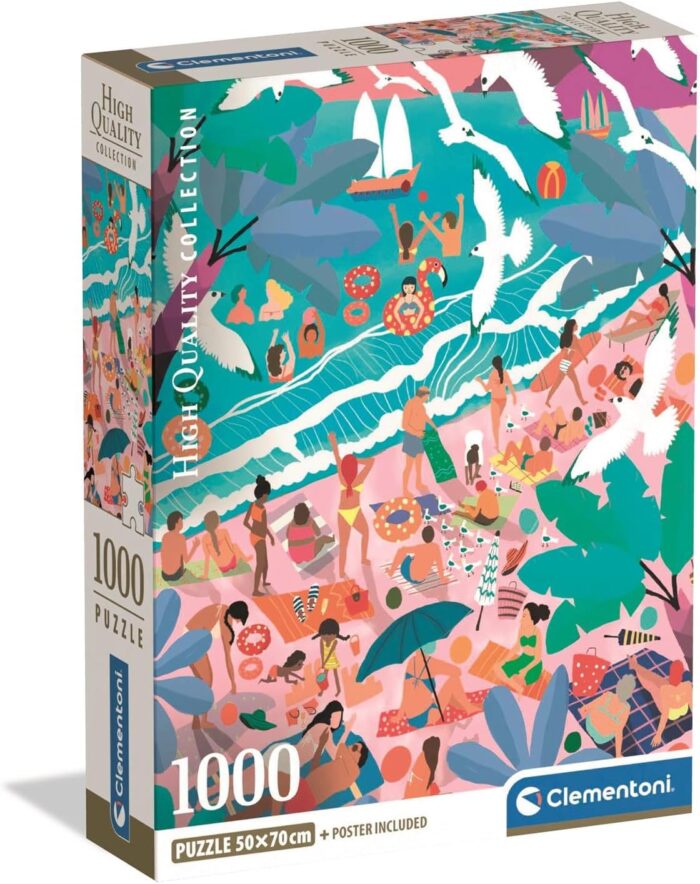 Puzzle 1000 Pzs Hqc Sunday At The Beach 2025-Co - Imagen 1