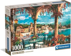 Puzzle 1000 Pzs Hqc Balcony View Of Lake Como C