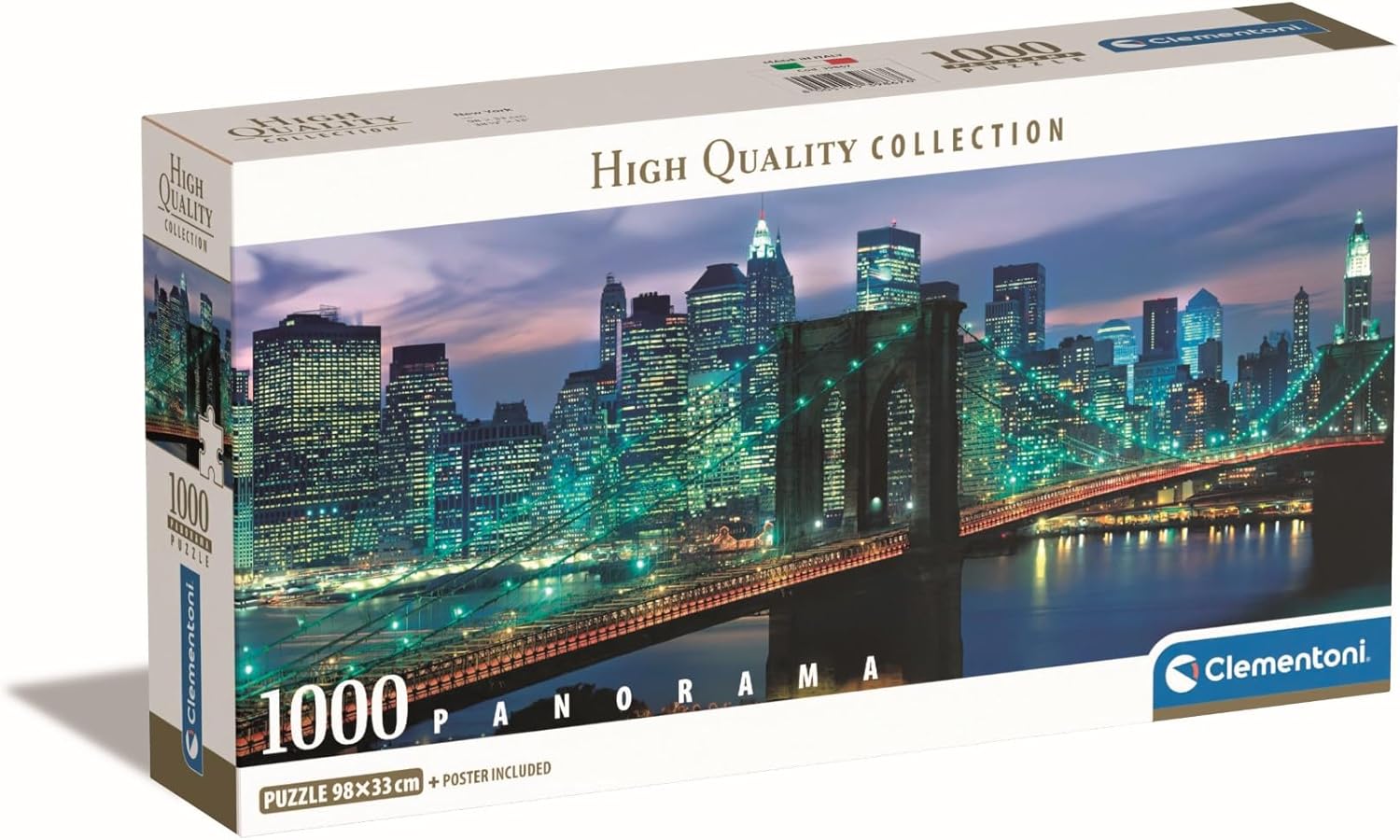 Puzzle 1000 Pzs Panorama N.York B. Bridge Comp.