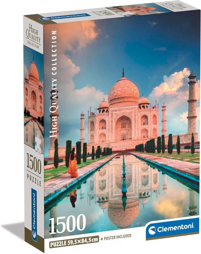 Puzzle 1500 Pzs Hqc Taj Mahal Compact Box - Imagen 1