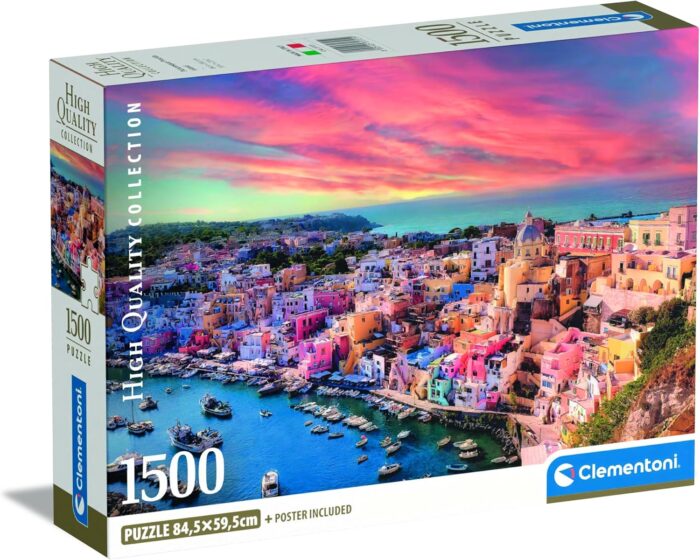 Puzzle 1500 Pzs Compact Box Picturesque Procida - Imagen 1