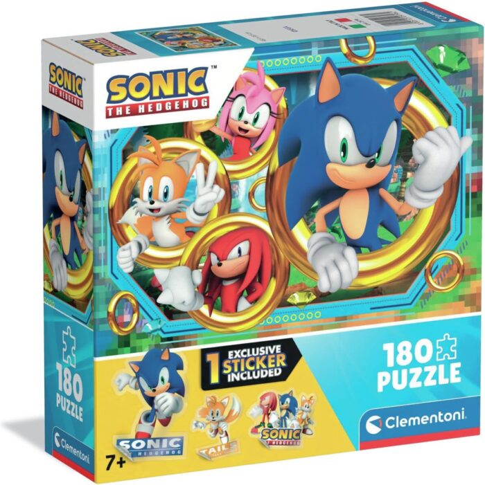 Puzzle 180 Pzs Square Box Sonic 2025 - Imagen 1