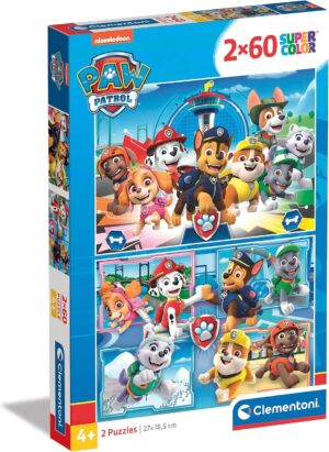 Puzzle 2X60 Pzs Paw Patrol
