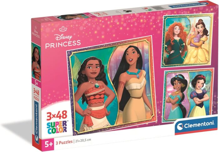 Puzzle 3X48 Pzs Square Disney Princess 2025 - Imagen 1