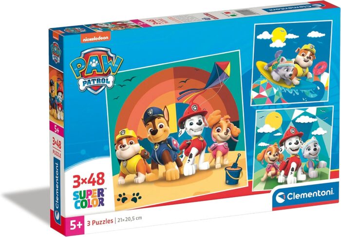 Puzzle 3X48 Pzs Square Paw Patrol   =2023==Bloc - Imagen 1