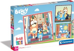 Puzzle 3X48 Pzs Square Bluey