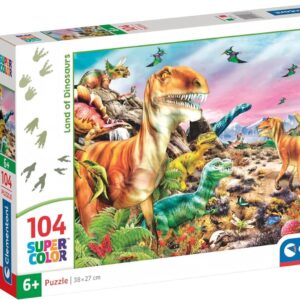 Puzzle 104 Pzs Noli Land Of Dinosaurs =2024=