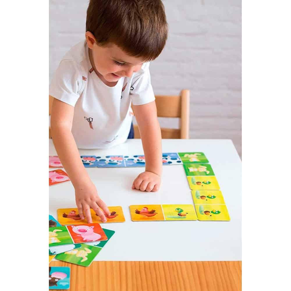 Domino Casita La Granja 28 uds Apli Kids - Imagen 2